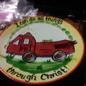 SMALL PLATE I CAN DO ALL THINGS THROUGH CHRIST BY YOUNGS INC